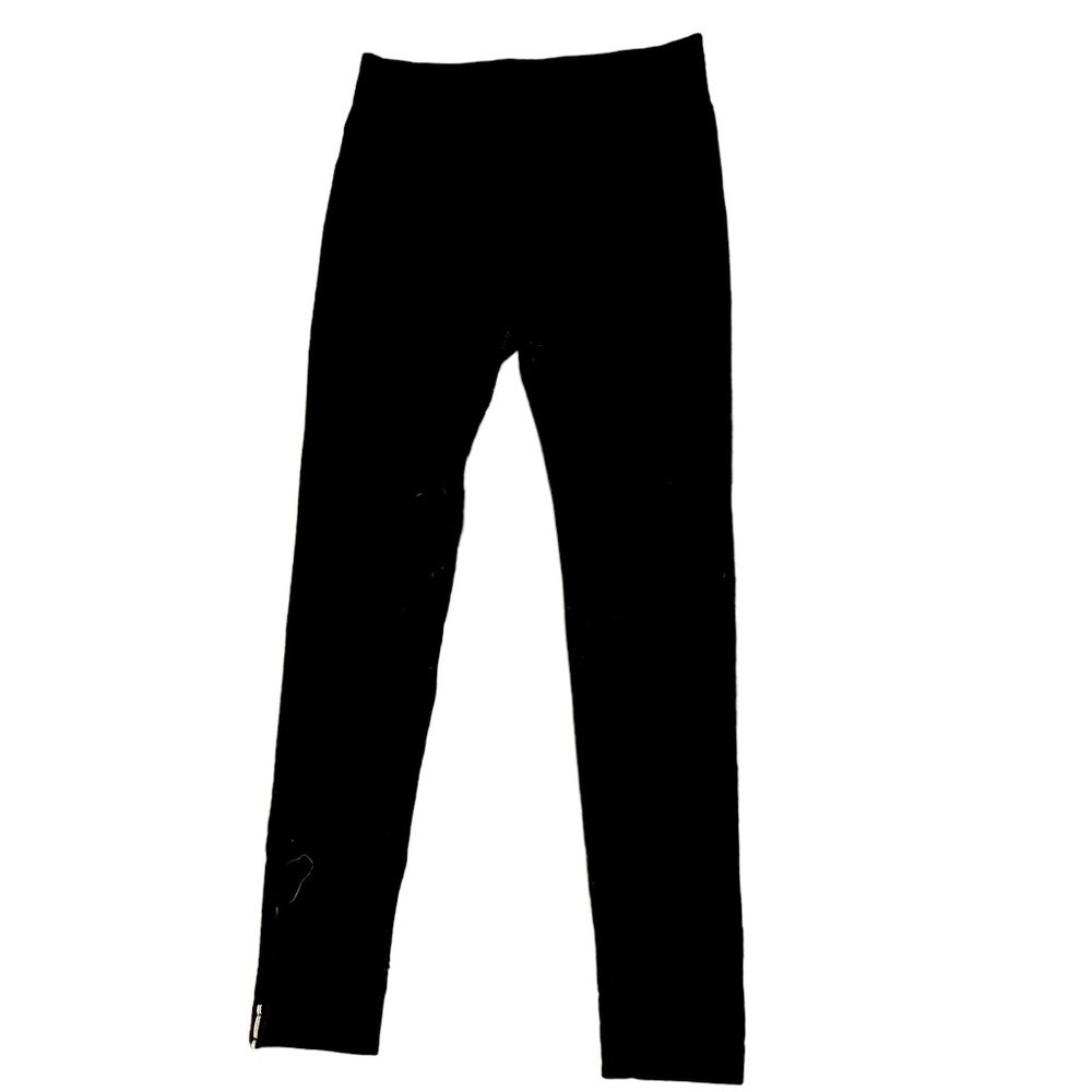 S/M stretchy, black Nautica leggings, with warm fuzzy lining! - Picture 2 of 7